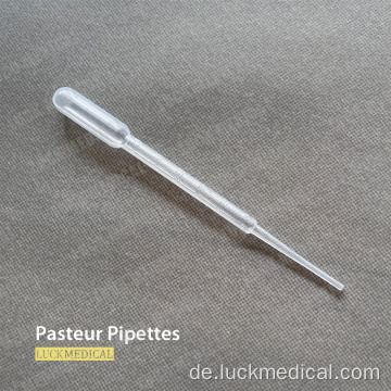 Einweg -Plastikpasteur -Pipette -Entsorgung